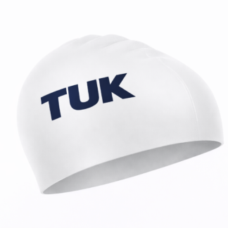 TUK silikoonist ujumismüts, valge